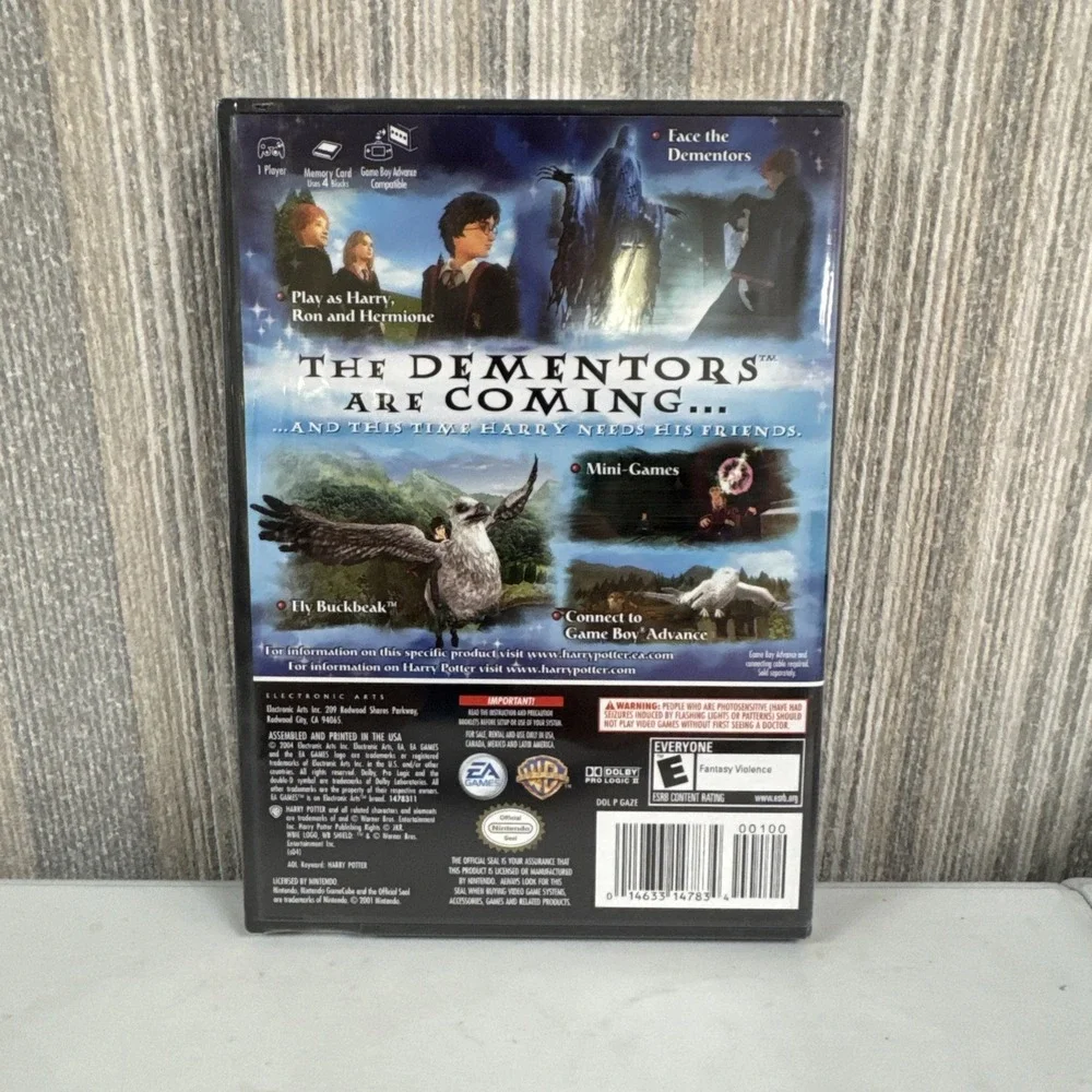 Harry Potter and the Prisoner of Azkaban Nintendo GameCube Sealed